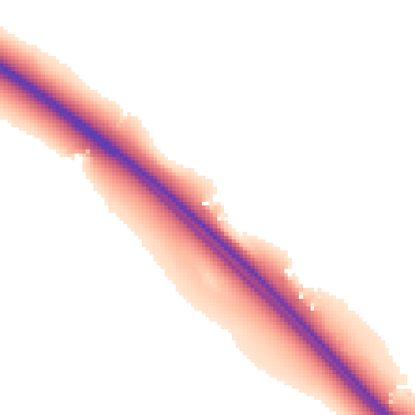Daytime road noise heatmap for DL12 9UA