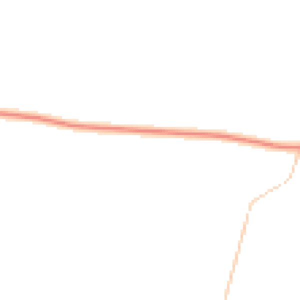 Daytime road noise heatmap for DL12 9UX
