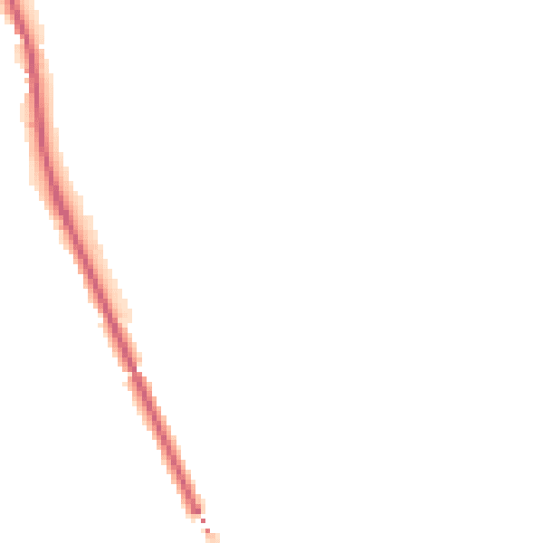 Night-time road noise heatmap for DL14 0AT