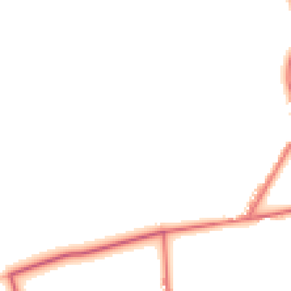 Daytime road noise heatmap for DL14 0DQ