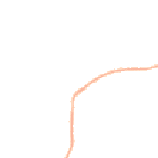 Night-time road noise heatmap for DL14 0HE