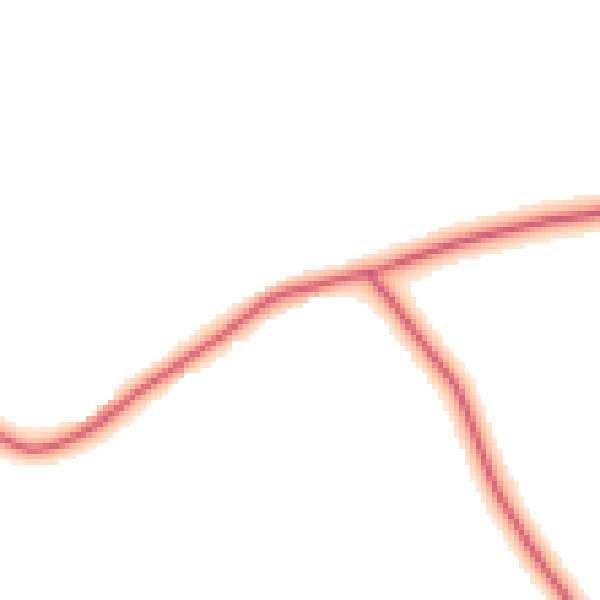 Daytime road noise heatmap for DL14 0LJ