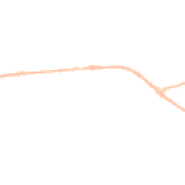 Night-time road noise heatmap for DL14 0LP