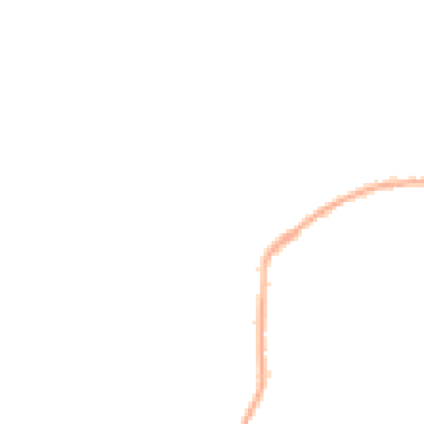 Night-time road noise heatmap for DL14 0LS