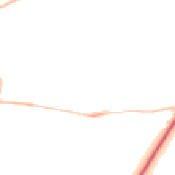 Night-time road noise heatmap for DL14 6BJ