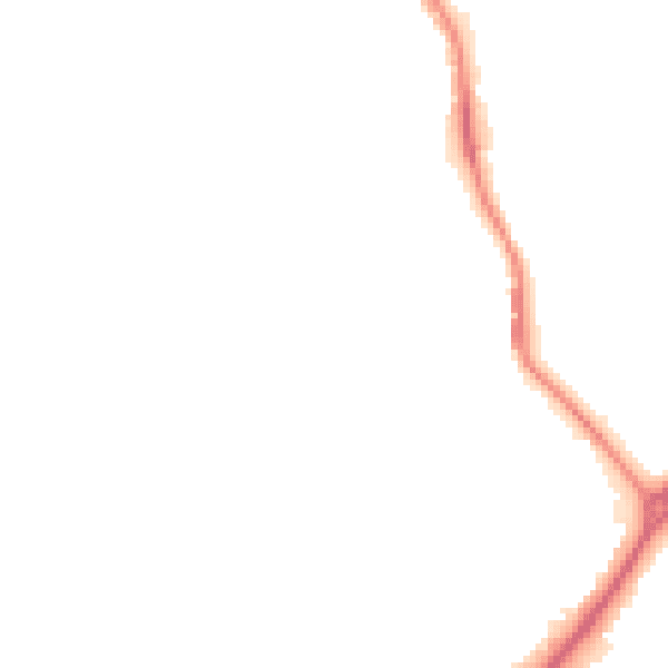 Night-time road noise heatmap for DL14 6ER
