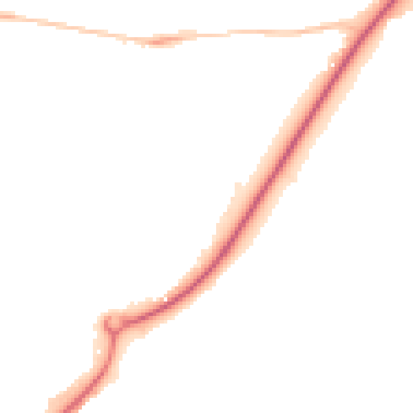 Night-time road noise heatmap for DL14 6XL