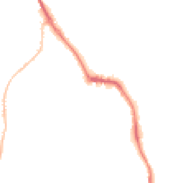 Night-time road noise heatmap for DL14 7BD