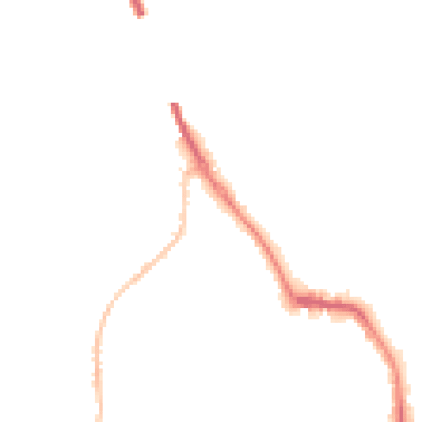 Night-time road noise heatmap for DL14 7QL