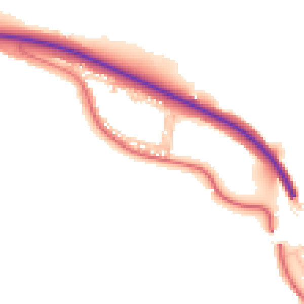 Daytime road noise heatmap for DL14 7RT