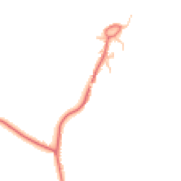 Daytime road noise heatmap for DL14 7ST