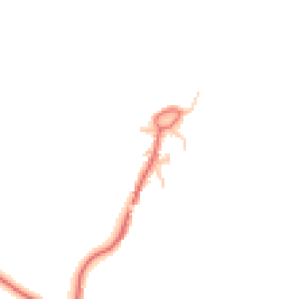 Daytime road noise heatmap for DL14 7SX