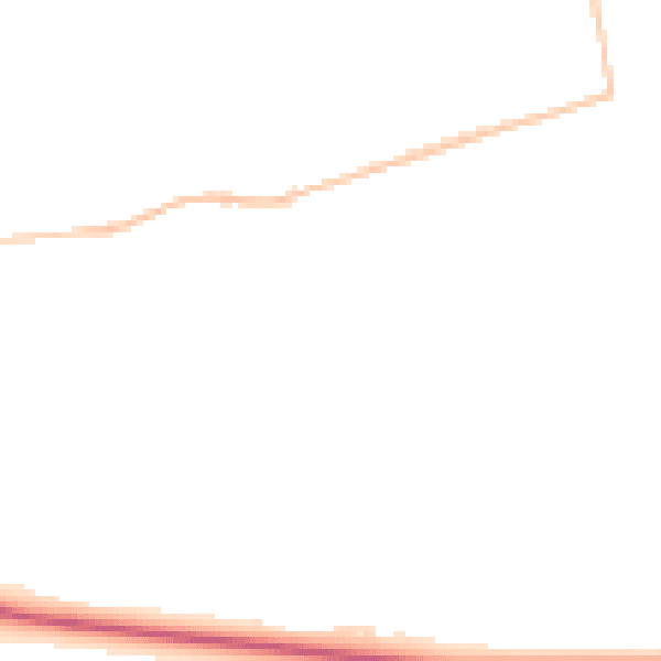 Night-time road noise heatmap for DL14 8JX
