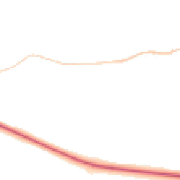 Night-time road noise heatmap for DL14 8LG