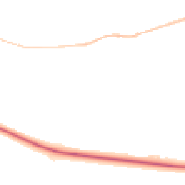 Night-time road noise heatmap for DL14 8LR