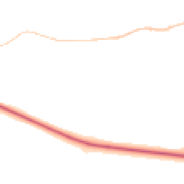 Night-time road noise heatmap for DL14 8LT