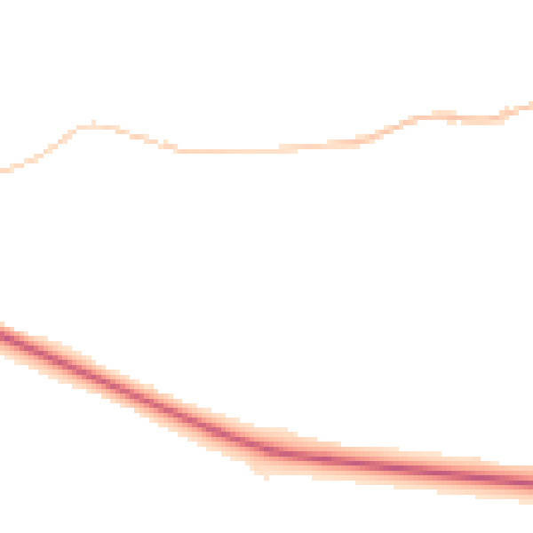 Night-time road noise heatmap for DL14 8LX
