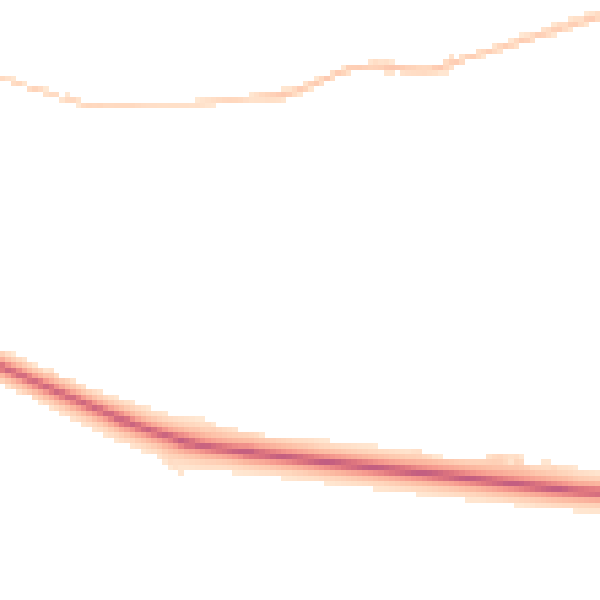 Night-time road noise heatmap for DL14 8ND