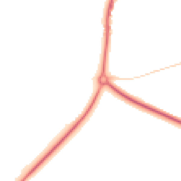 Night-time road noise heatmap for DL14 8QJ