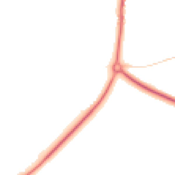 Night-time road noise heatmap for DL14 8QN