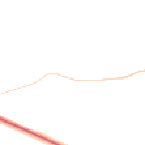 Night-time road noise heatmap for DL14 8QU