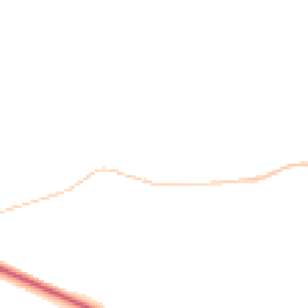 Night-time road noise heatmap for DL14 8QX