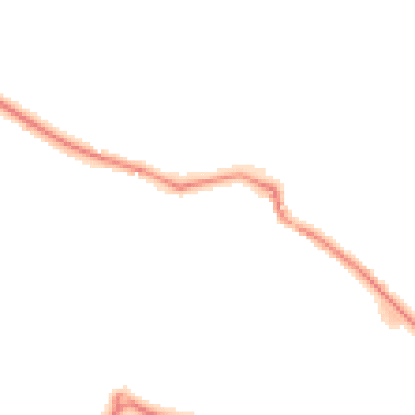 Night-time road noise heatmap for DL14 9HL