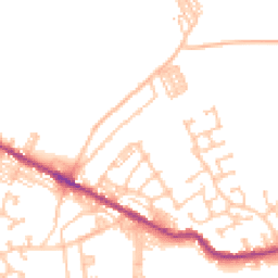 Daytime road noise heatmap for DL15 0AH