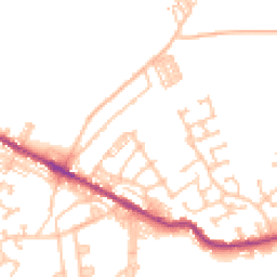Daytime road noise heatmap for DL15 0AJ