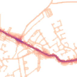 Daytime road noise heatmap for DL15 0AR