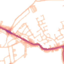 Daytime road noise heatmap for DL15 0AT
