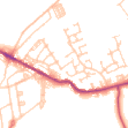 Daytime road noise heatmap for DL15 0AX
