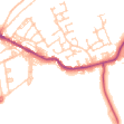 Daytime road noise heatmap for DL15 0BB