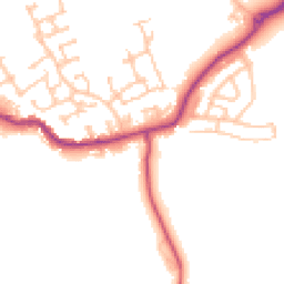 Daytime road noise heatmap for DL15 0BG