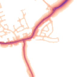 Daytime road noise heatmap for DL15 0BJ