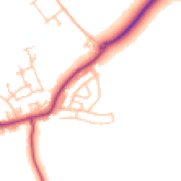 Daytime road noise heatmap for DL15 0BP