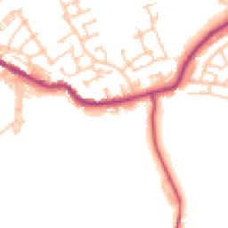 Daytime road noise heatmap for DL15 0BU