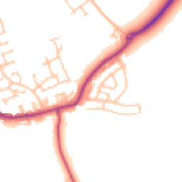 Daytime road noise heatmap for DL15 0BW