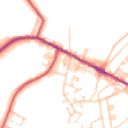 Daytime road noise heatmap for DL15 0DD