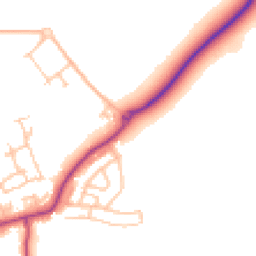 Daytime road noise heatmap for DL15 0DF