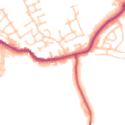 Daytime road noise heatmap for DL15 0DG