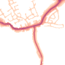 Daytime road noise heatmap for DL15 0DJ