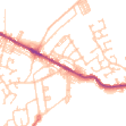 Daytime road noise heatmap for DL15 0DQ