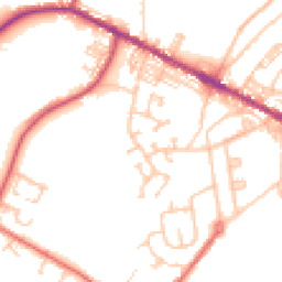 Daytime road noise heatmap for DL15 0GB
