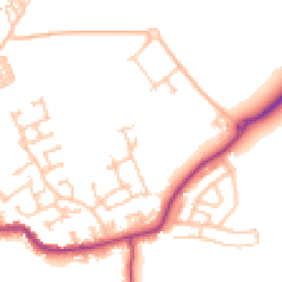 Daytime road noise heatmap for DL15 0GP