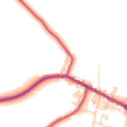 Daytime road noise heatmap for DL15 0HH