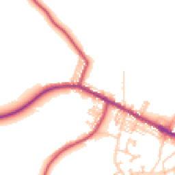 Daytime road noise heatmap for DL15 0HN