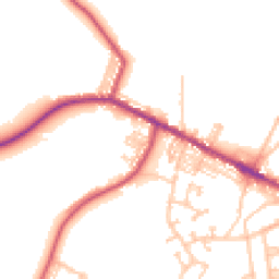 Daytime road noise heatmap for DL15 0HS