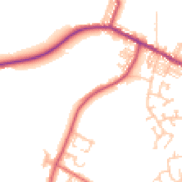 Daytime road noise heatmap for DL15 0HY