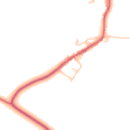 Daytime road noise heatmap for DL15 0JJ